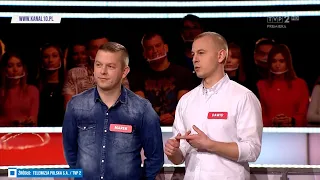 Marek i Dawid Betin z Kamienia Krajeńskiego wzięli udział w teleturnieju „Postaw na milion”, 24.04