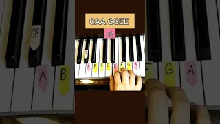 El Mismo Sol Easy Piano Tutorial #piano #shorts #tiktok #tutorial