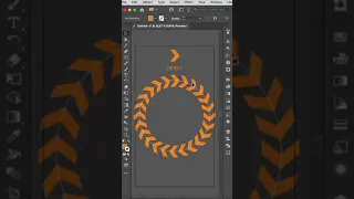 ILLUSTRATOR TRICK! Duplicate Object Following Circle #SHORTS