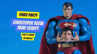 Improving on a Classic: Christopher Reeve Head Sculpt on Mafex Hush Superman (Among Others)