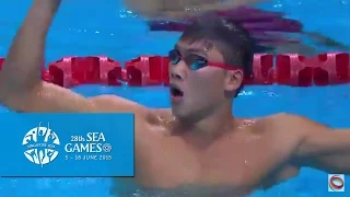 Swimming Men's 100m Breaststroke Final (Day 2) | 28th SEA Games Singapore 2015