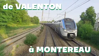 Cabride de Valenton à Montereau en heure de pointe à 120km/h