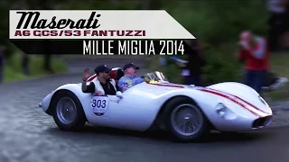 MASERATI A6 GCS/53 Fantuzzi - Mille Miglia 2014 - GCS Engine sound | SCC TV