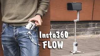 Insta360 FLOW - кращий стабілізатор для смартфона у 2023 році. З вбудованим штучним інтелектом! AI