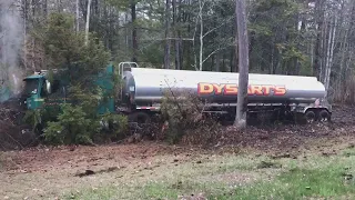 Dysart's truck crashes off of Maine Turnpike in Wells, Maine