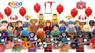 IT Clown Pennywise Ralph Breaks the Internet Coco E.T. Unofficial LEGO Minifigures