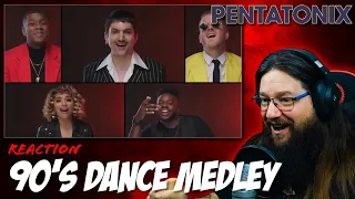 METALHEAD REACTS | PENTATONIX - "90's Dance Medley"