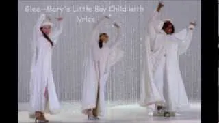 Glee  Mary's Little Boy Child Lyrics