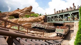 【4K】Big Grizzly Mountain Runaway Mine Cars灰熊山極速礦車 In Hong Kong Disneyland Resort