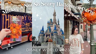 Mickey’s Not So Scary Halloween Party Vlog 2023 ✨🎃 Disney World Halloween party, fireworks & parade!