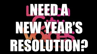 Need a New Year's Resolution?