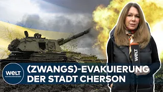 UKRAINE-KRIEG: Heftiger Kampf um Cherson - Behörden rufen zur Evakuierung auf