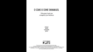 O COME EMMANUEL - clarinet | violin | cello | piano