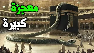 ثعبان ضخم ارسله الله الي الكعبة ليحمي كنزها ثم اختفى❗فما قصة هذا الثعبان❓