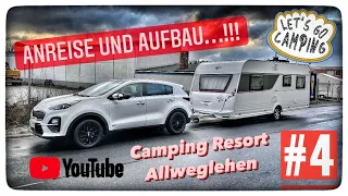Anfahrt und Aufbau...!!! ( Schneesturm) | Camping Resort Allweglehen