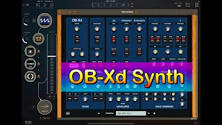 OB Xd - Oberheim OB-X Based Synth - Revisiting this Brilliant Synth for the iPad