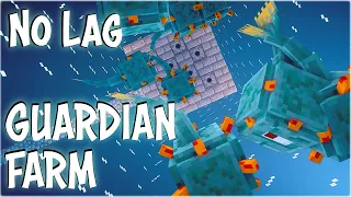 How to Build a Guardian Farm Minecraft 1.18 | No Lag Guardian Farm | FREE Minecraft World Download