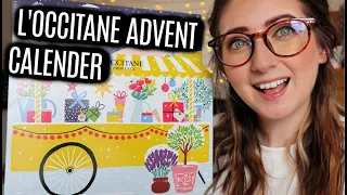 L'OCCITANE ADVENT CALENDAR 2020 UNBOXING | WILLOW BIGGS | l'occitane provence