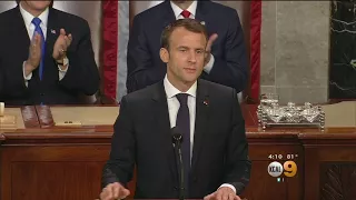 French President Emmanuel Macron Addresses Congress
