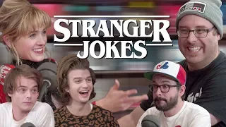 DAD JOKES with Stranger Things (Charlie Heaton, Natalia Dyer & Joe Keery)