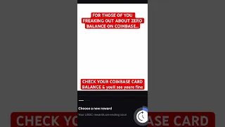 ZERO BALANCE ON COINBASE
