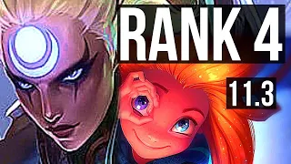 DIANA vs ZOE (MID) | Rank 1 Diana, Rank 4, 6/0/7, 500+ games, Dominating | EUW Challenger | v11.3