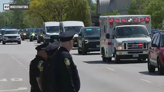 Solemn procession for Chicago Police Officer Areanah Preston