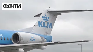 Нідерландська авіакомпанія KLM припиняє польоти до України