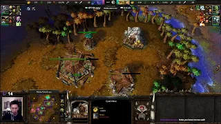 FoCuS (Orc) vs Foggy (NE) - WarCraft 3 - All in before the turn -  WC3420