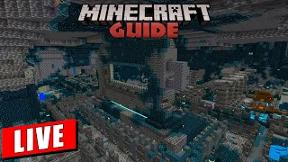 LIVE - Re-Gearing Then ANCIENT CITY TIME | Minecraft Guide Bedrock