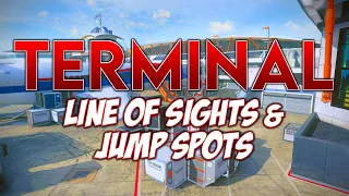 TERMINAL JUMP SPOTS, LINE OF SIGHTS & CALLOUTS for MW3 RANKED PLAY!