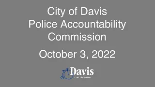 Police Accountability Commission - October 3, 2022