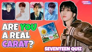 ARE YOU A REAL CARAT? #2 | SEVENTEEN QUIZ | KPOP GAME (ENG/SPA)