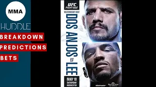 UFC Rochester Dos Anjos vs Lee Breakdowns and predictions