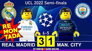 Real Madrid vs Manchester City 3−1 (6-5) • Champions League 2022 • Goals & Highlights Lego Football