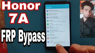 Honor 7A FRP Bypass | Honor 7A google account bypass 2022 |