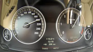 2012 BMW 520d 184hp 0-240 Kmh Top Speed Autobahn