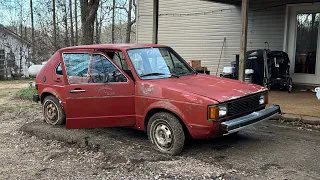 1981 Volkswagen Rabbit Time to get this project under way.