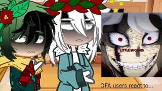 OFA users react to themselves and... || (7/?) || bnha|| Marry Chrismas ;) ||