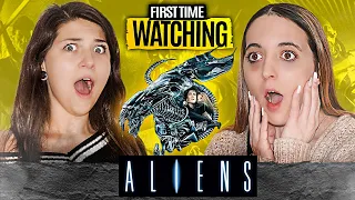 ALIENS * Movie Reaction | INSANE ! We were so anxious ! | First Time Watching !