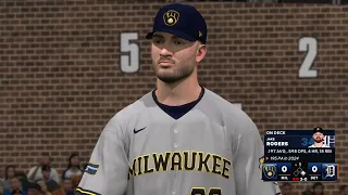 MLB The Show 24 Gameplay: Milwaukee Brewers vs Detroit Tigers - (PS5) [4K60FPS]