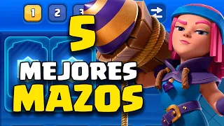 LOS 5 MAZOS CON LANZAFUEGOS EVOLUCIONADA CLASH ROYALE  MEJORES MAZOS