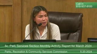 Parks, Recreation & Community Services Commission - 5/20/24