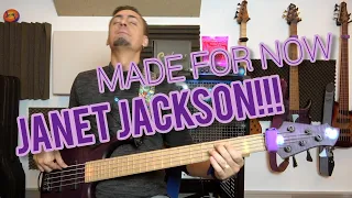 Janet Jackson feat. Daddy Yankee - Made For Now bass cover by Charlie Moreno