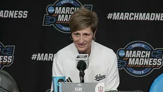 Teri Moren previews Indiana's 2024 NCAA tournament matchup against South Carolina