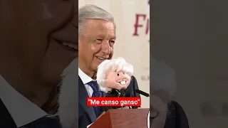 AMLO juega en la Mañanera con 'Amlito' que habla #milenioshorts