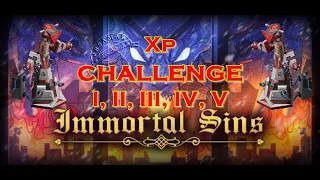 War Commander : Immortal Sins : Xp Challenge I-V