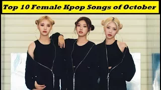 Top 10 Female Kpop Songs of October 2017