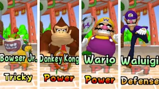 Mario Power Tennis - All Characters