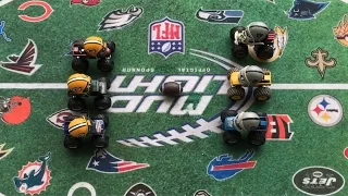 MONSTER TRUCK FOOTBALL GAME "PACKERS VS. RAIDERS"